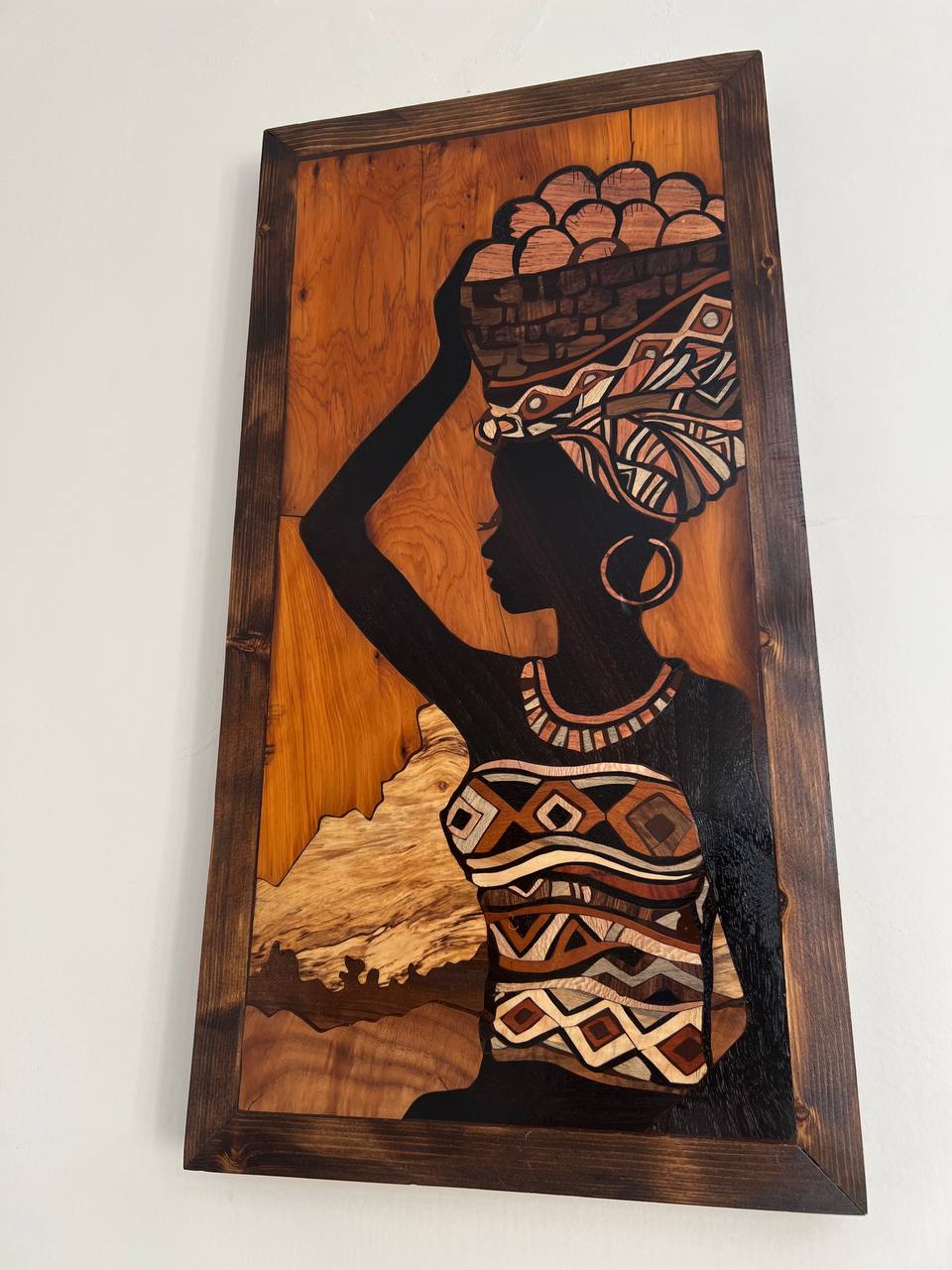 merquetry board african girl