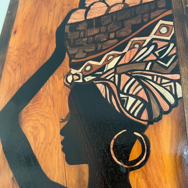 merquetry board african girl