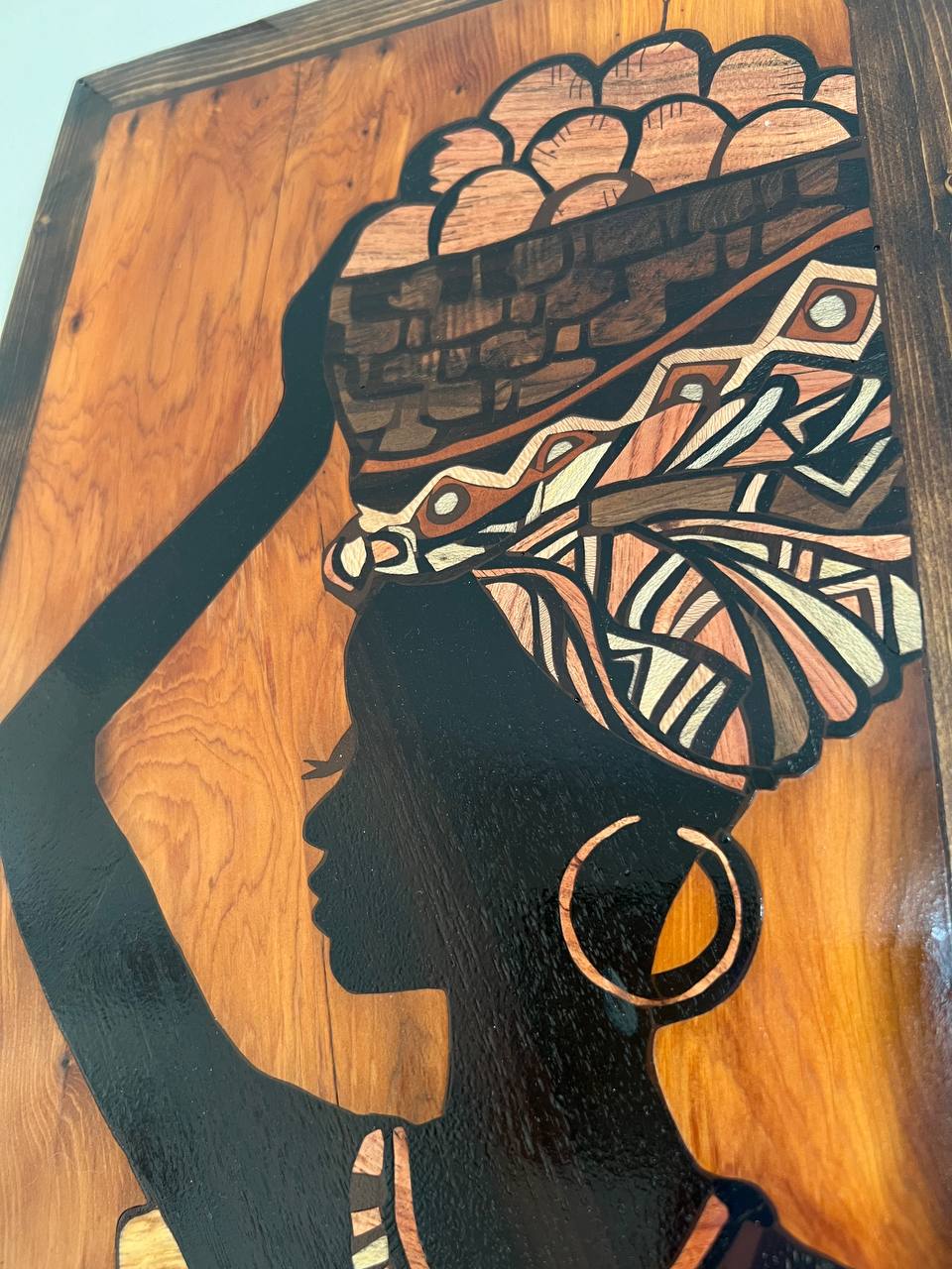 merquetry board african girl